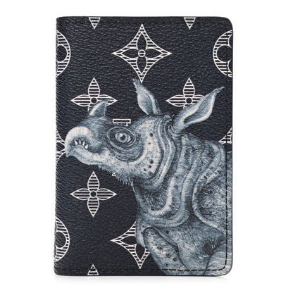 Louis Vuitton Savane Monogram Chapman Rhinoceros Pocket Organizer Encre 1 of 7