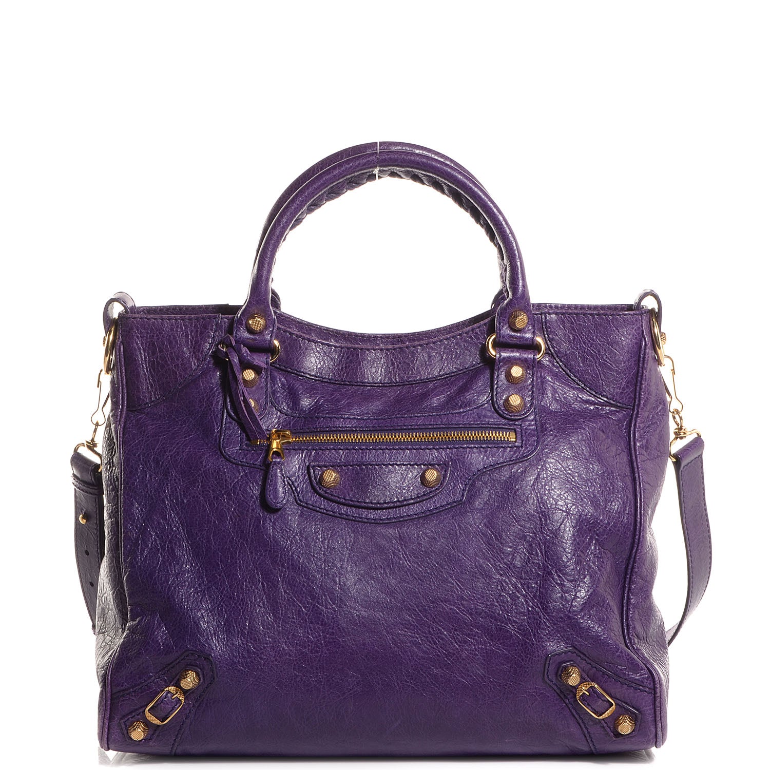 Balenciaga Agneau Giant 12 Gold Hardware Velo Dark Violet 1 of 10