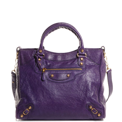 Balenciaga Agneau Giant 12 Gold Hardware Velo Dark Violet 1 of 10