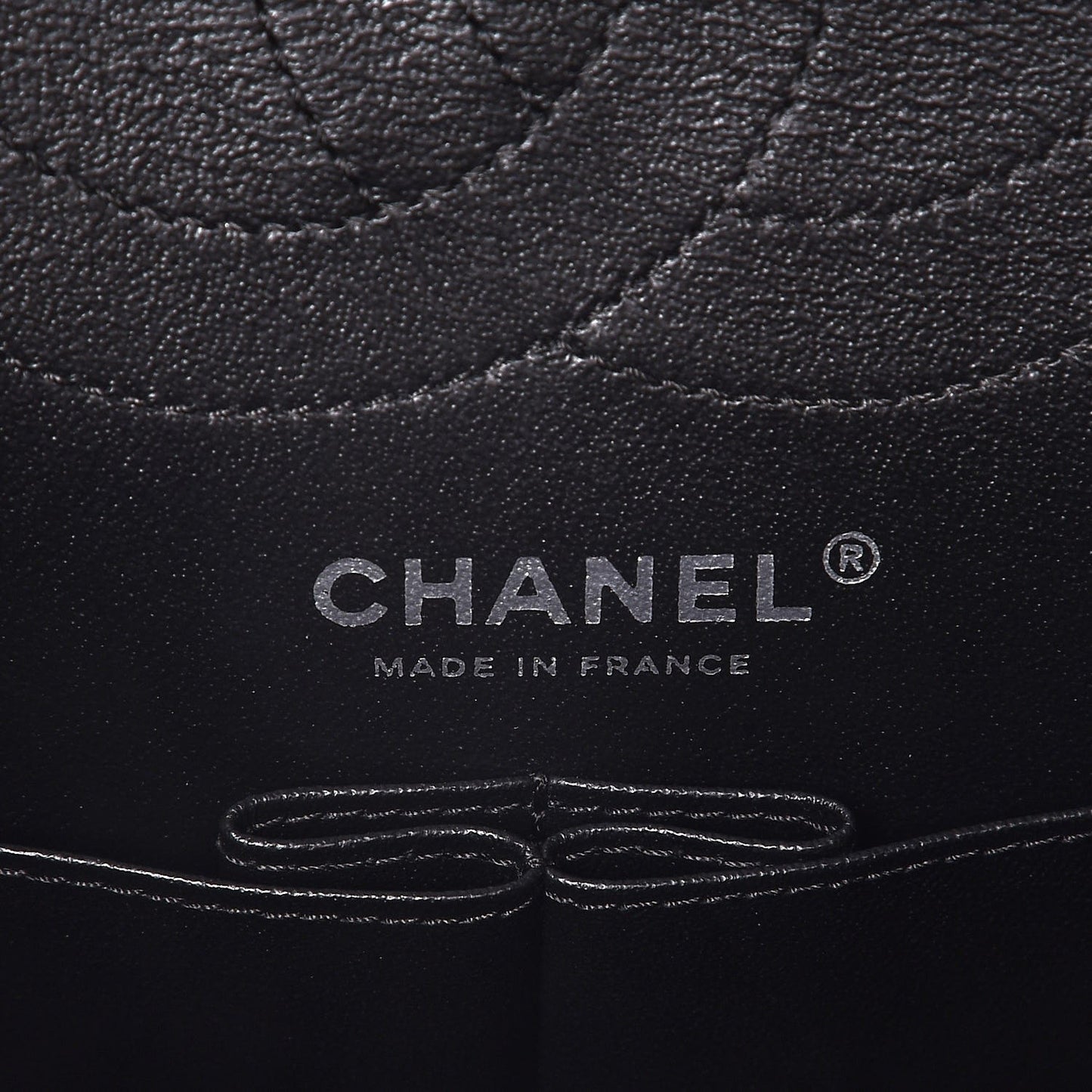 Aged Calfskin Chevron Quilted 2.55 Reissue 225 So Black