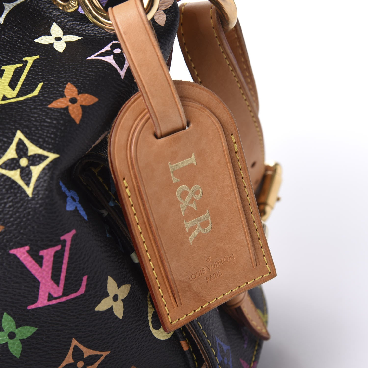 Louis Vuitton Monogram Multicolor Petit Noe Black 10 of 10