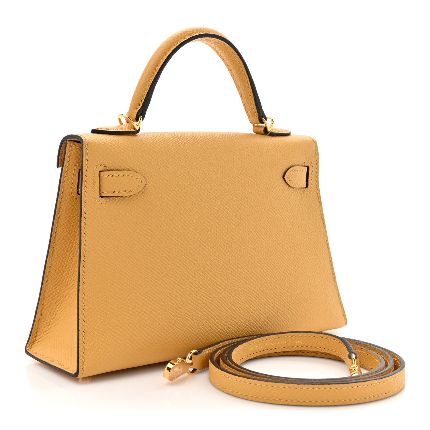 Hermes Epsom Mini Kelly Sellier 20 Paille 3 of 12