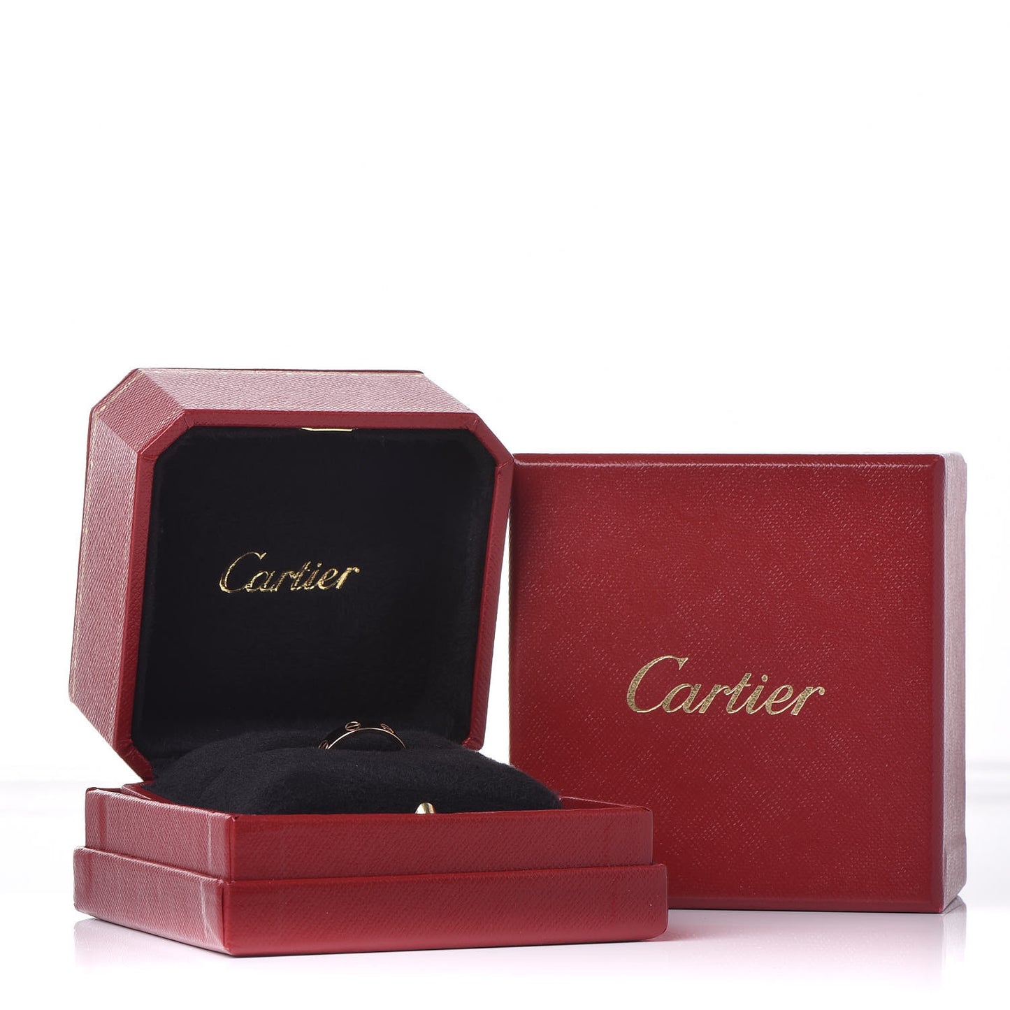 18K Pink Gold 3.5mm LOVE Wedding Band Ring 49 4.75