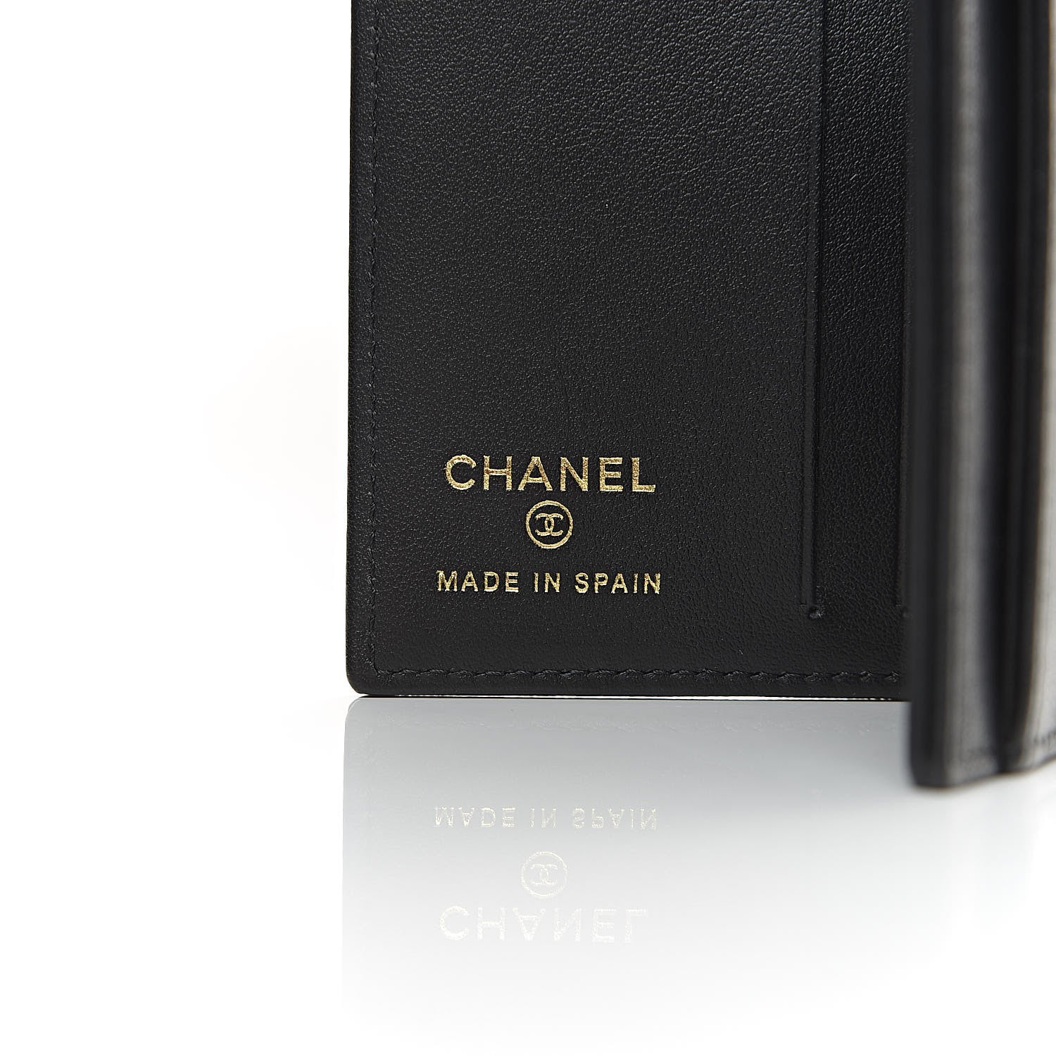Chanel Lambskin Timeless CC Timeless Card Holder Wallet Black 6 of 9