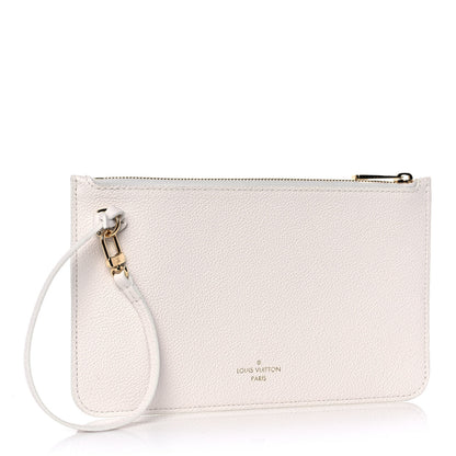 Louis Vuitton Empreinte Monogram Spring In The City Neverfull Pochette MM Kaki Beige Cream 3 of 9
