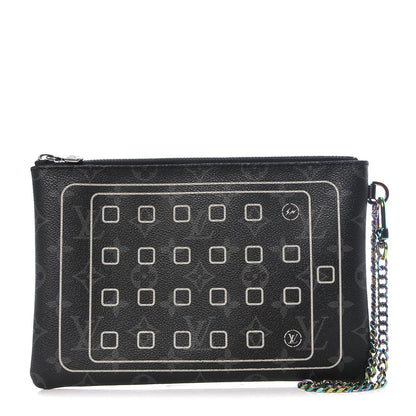 Louis Vuitton Monogram Eclipse Fragment Design iPad Pouch 1 of 7