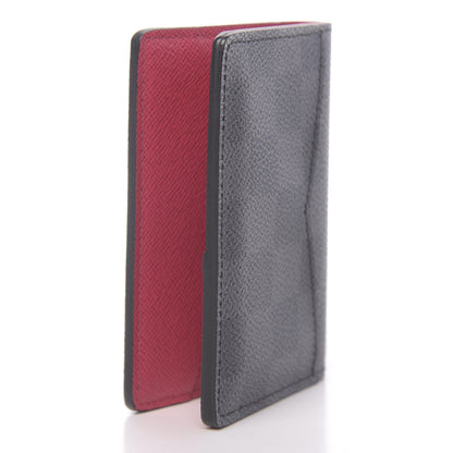 Louis Vuitton Damier Graphite My LV Heritage Pocket Organizer NM Fuchsia Grey 3 of 7