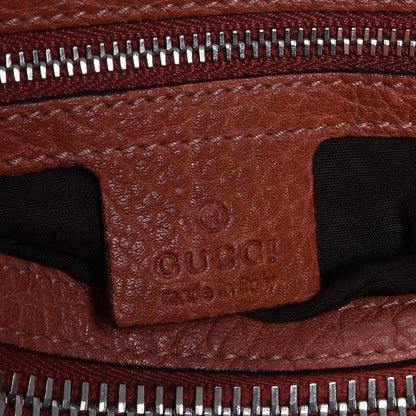 Gucci Monogram Libeccio Bamboo Bar Medium Tote Brown 6 of 8