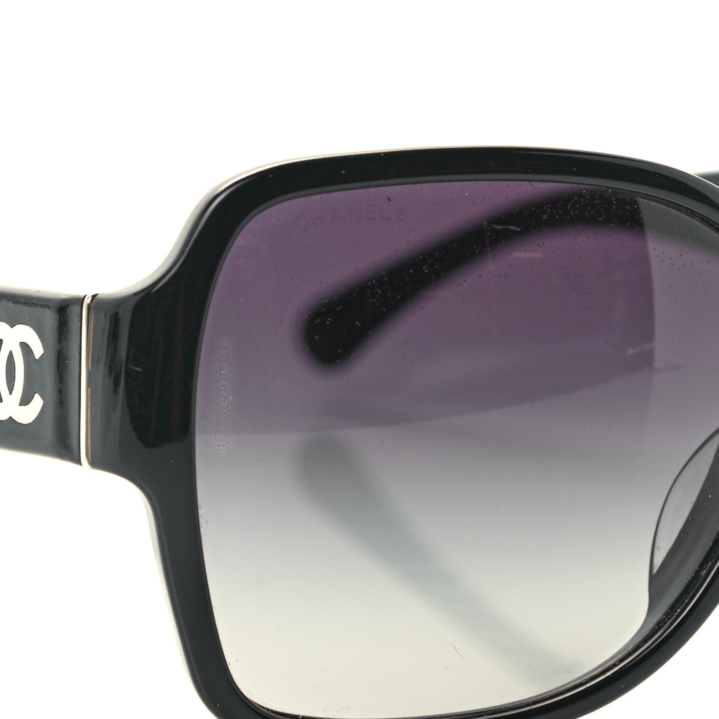 Acetate Square Summer CC Sunglasses 5230-Q-A Black
