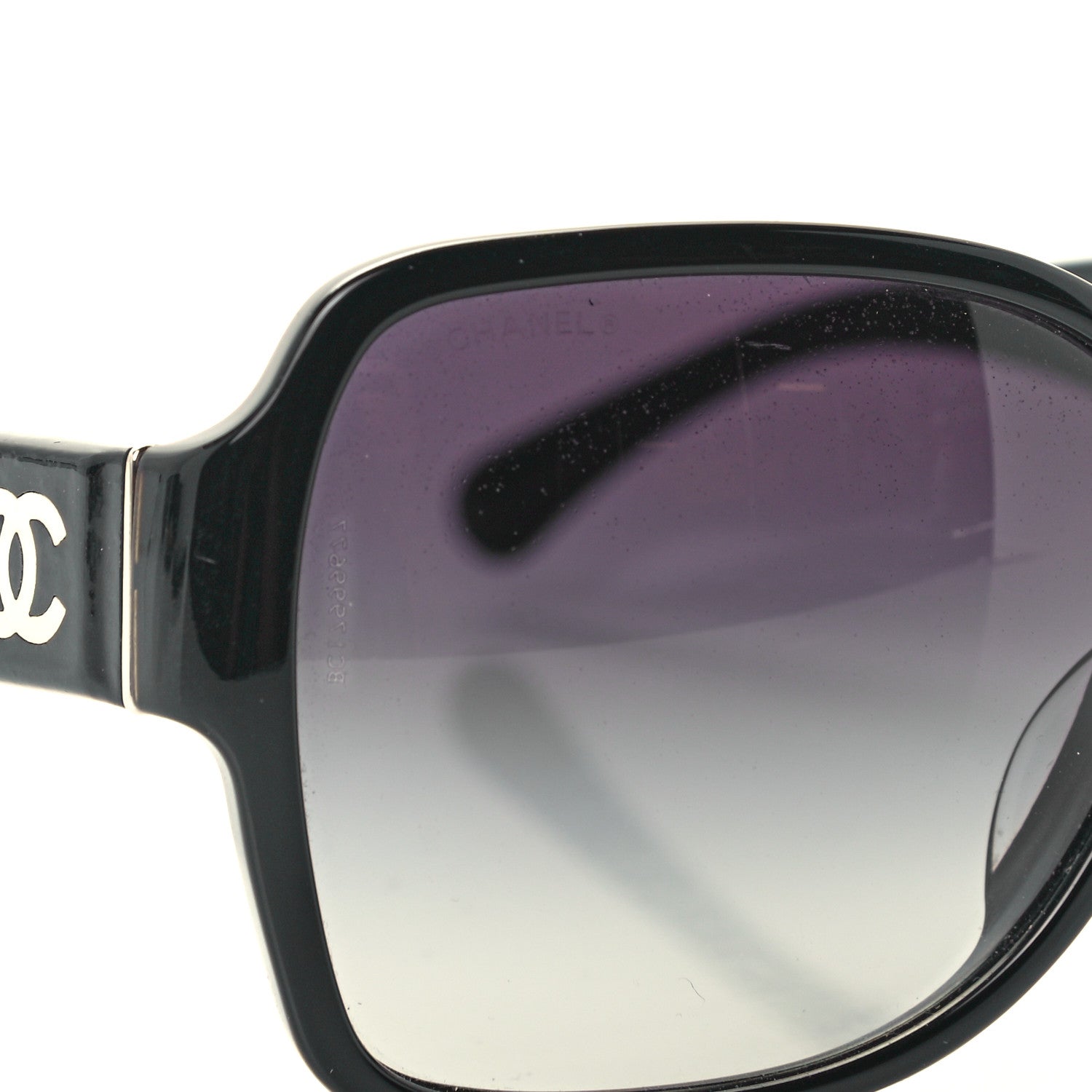 Chanel Acetate Square Summer CC Sunglasses 5230-Q-A Black 7 of 9