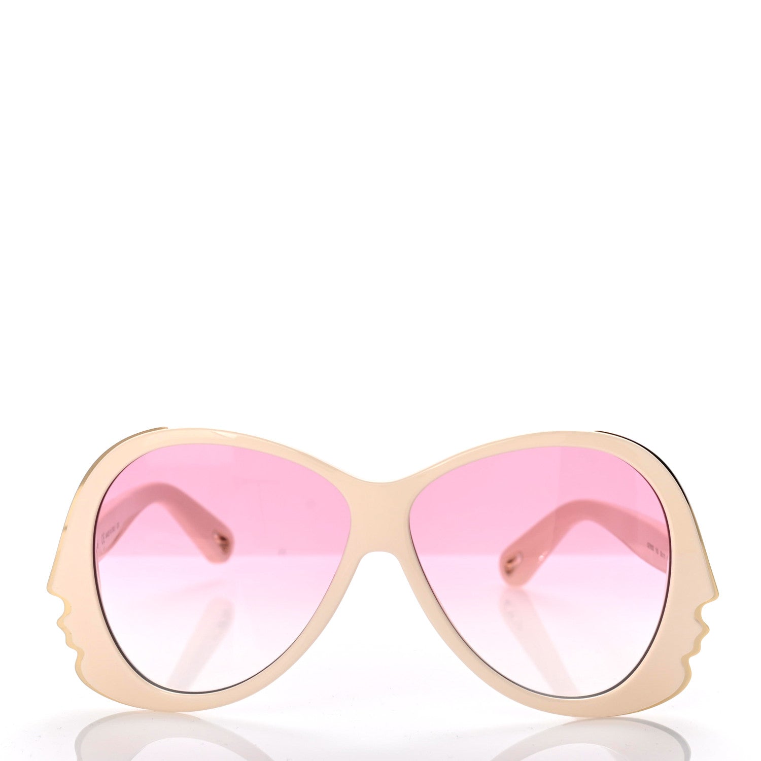 Chloe Oversized Filipine Sunglasses CE763S Cream Pink 2 of 6