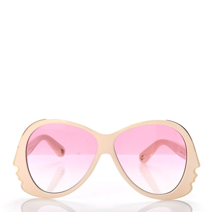 Chloe Oversized Filipine Sunglasses CE763S Cream Pink 2 of 6