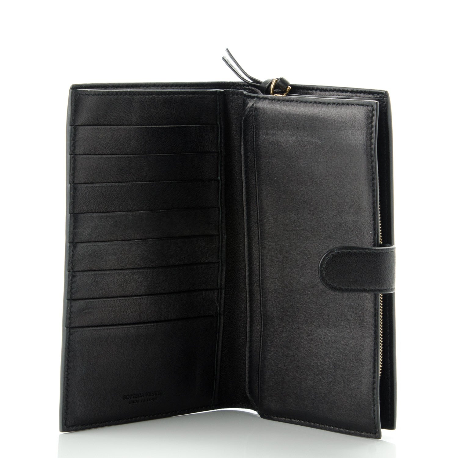 Bottega Veneta Nappa Intrecciato Continental Wallet Black 5 of 8