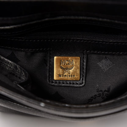 MCM Saffiano Studded Crossbody Black 8 of 12