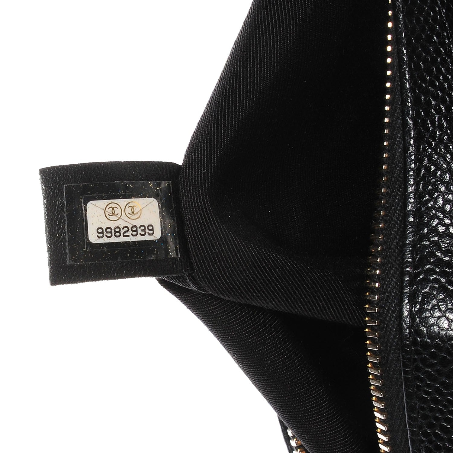 Chanel Caviar Quilted Hobo Black 8 of 9