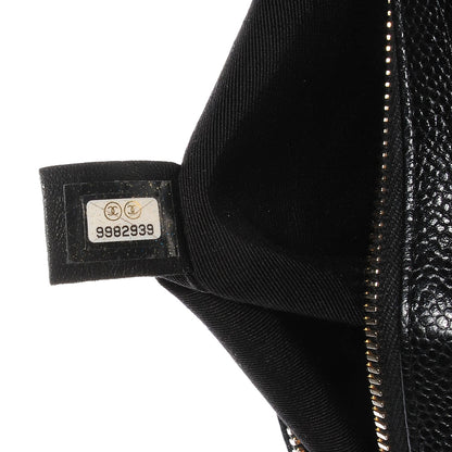 Chanel Caviar Quilted Hobo Black 8 of 9