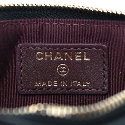Chanel Caviar Quilted Classic Zip Pouch Black 6 of 7
