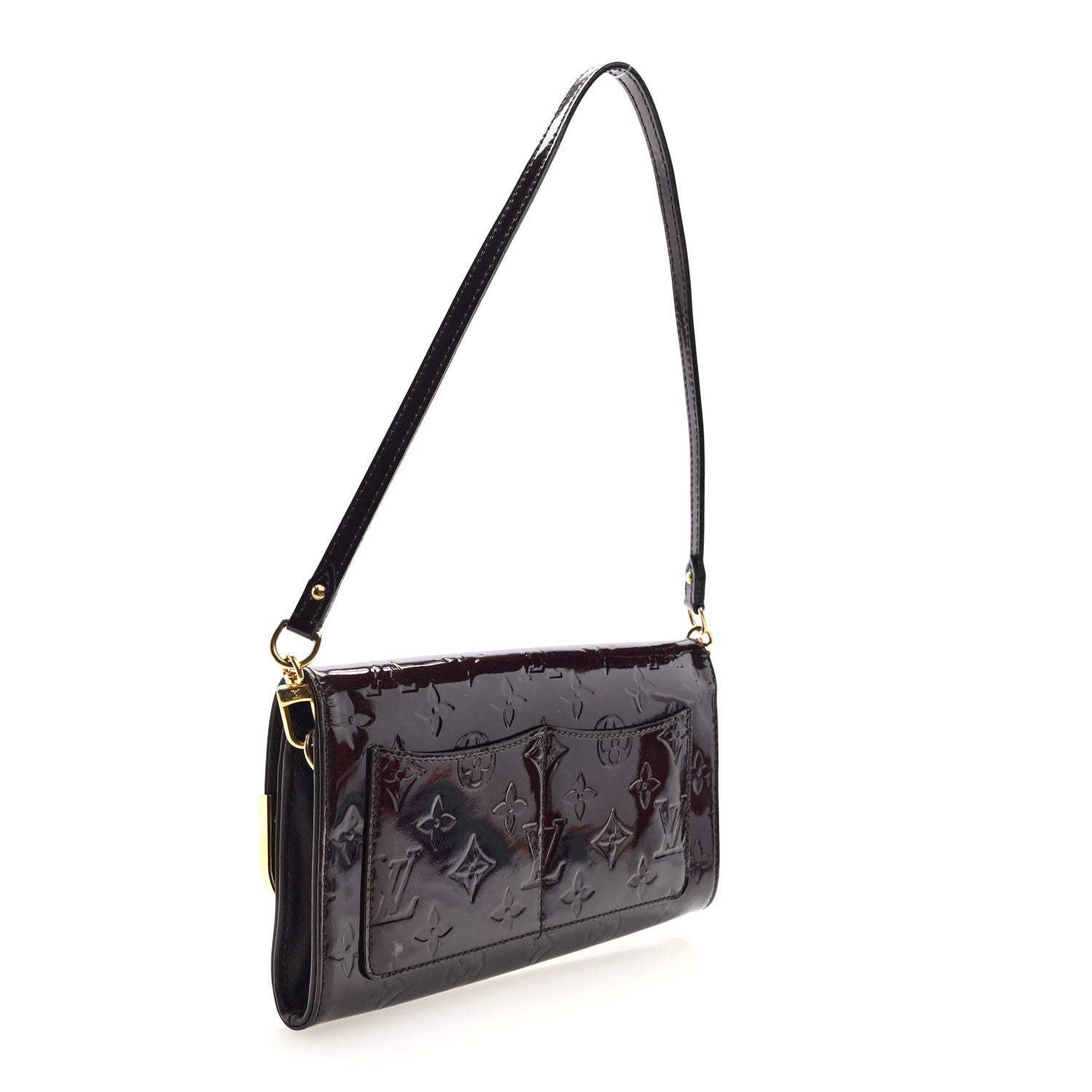 Louis Vuitton Vernis Rossmore MM Amarante 3 of 9