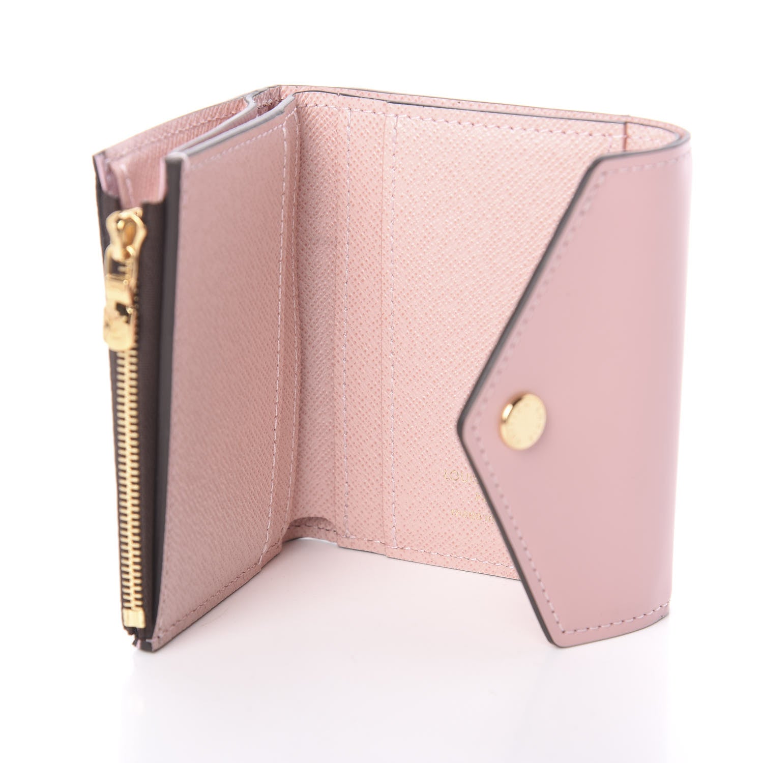 Louis Vuitton Monogram Zoe Wallet Rose Ballerine 5 of 6
