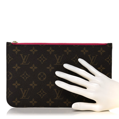 Louis Vuitton Monogram Neverfull MM GM Pochette Pivoine 2 of 11