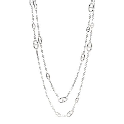 Hermes Sterling Silver Farandole Necklace 160 1 of 6