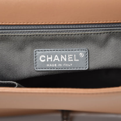 Chanel Lambskin Quilted Large Boy Flap Dark Beige 6 of 11
