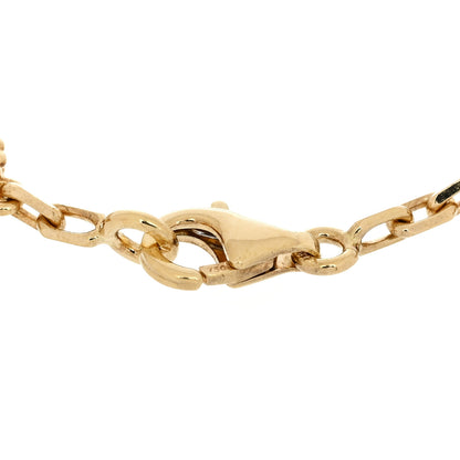 Van Cleef & Arpels 18K Yellow Gold Malachite 5 Motifs Vintage Alhambra Bracelet 3 of 5