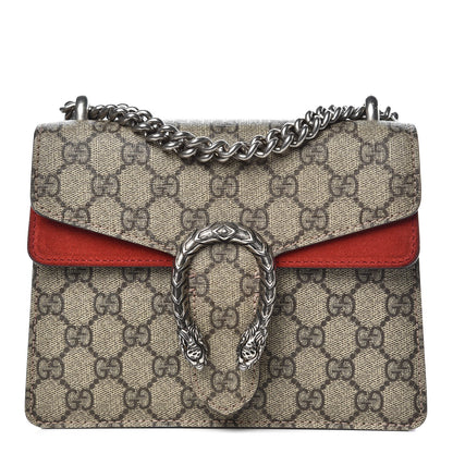 Gucci GG Supreme Monogram Mini Dionysus Shoulder Bag Hibiscus Red 1 of 11