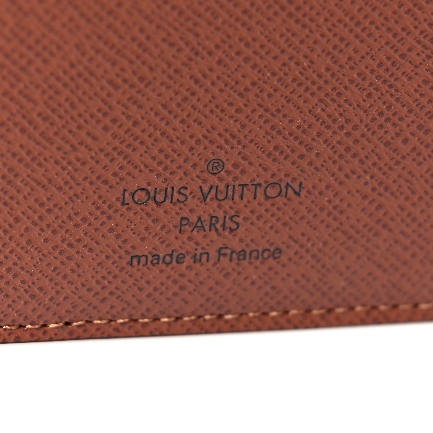 Monogram Desk Agenda Cover