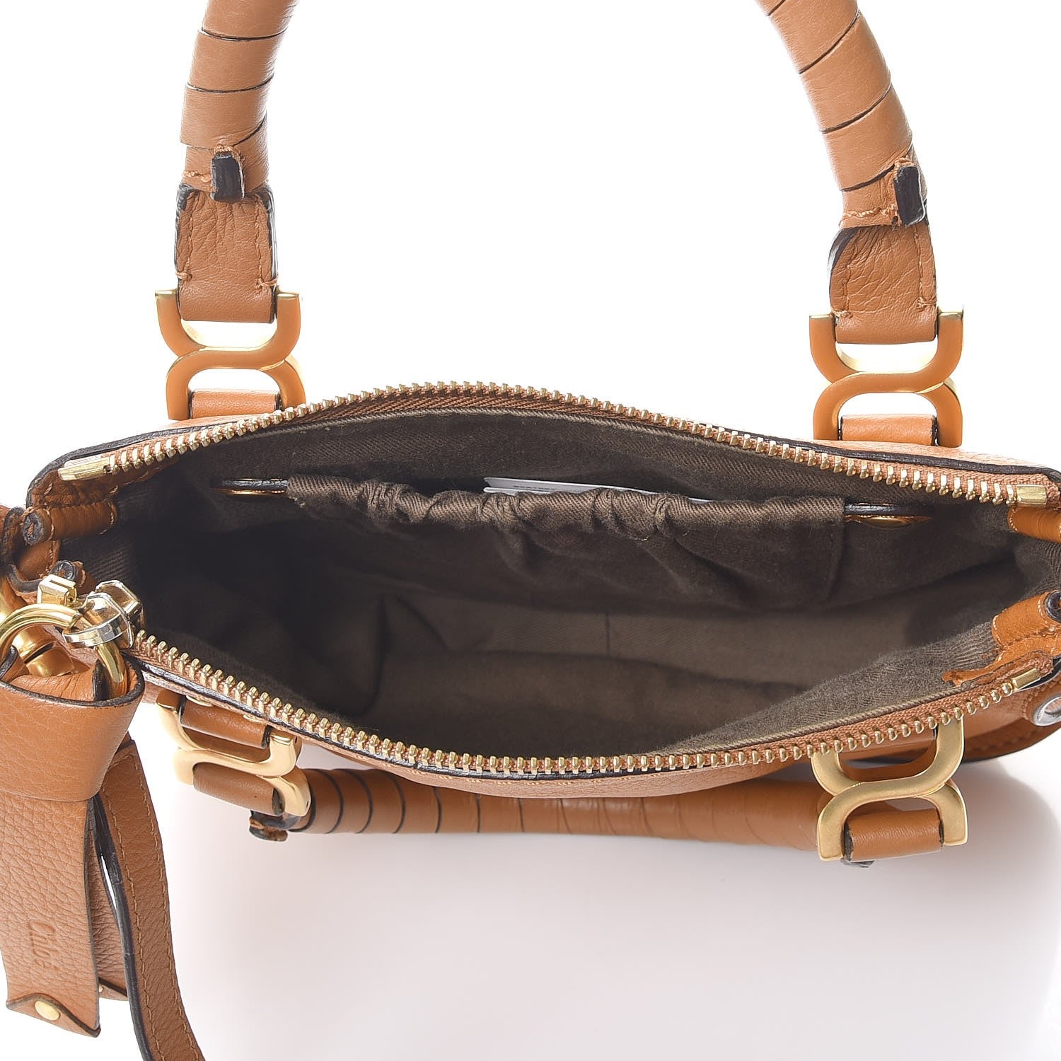 Chloe Calfskin Mini Marcie Satchel Caramel 5 of 9