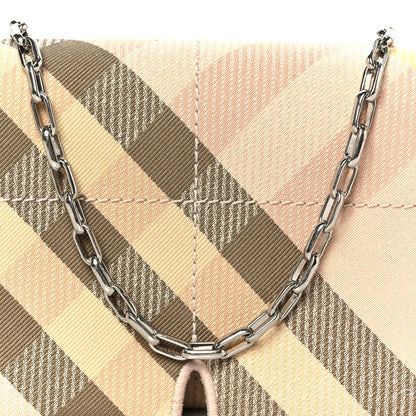 Burberry Jacquard Check Soft Snip Mini Chain Bag Teacup 8 of 10