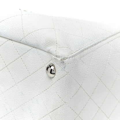 Chanel Grained Calfskin CC Pocket Tote White 15 of 17