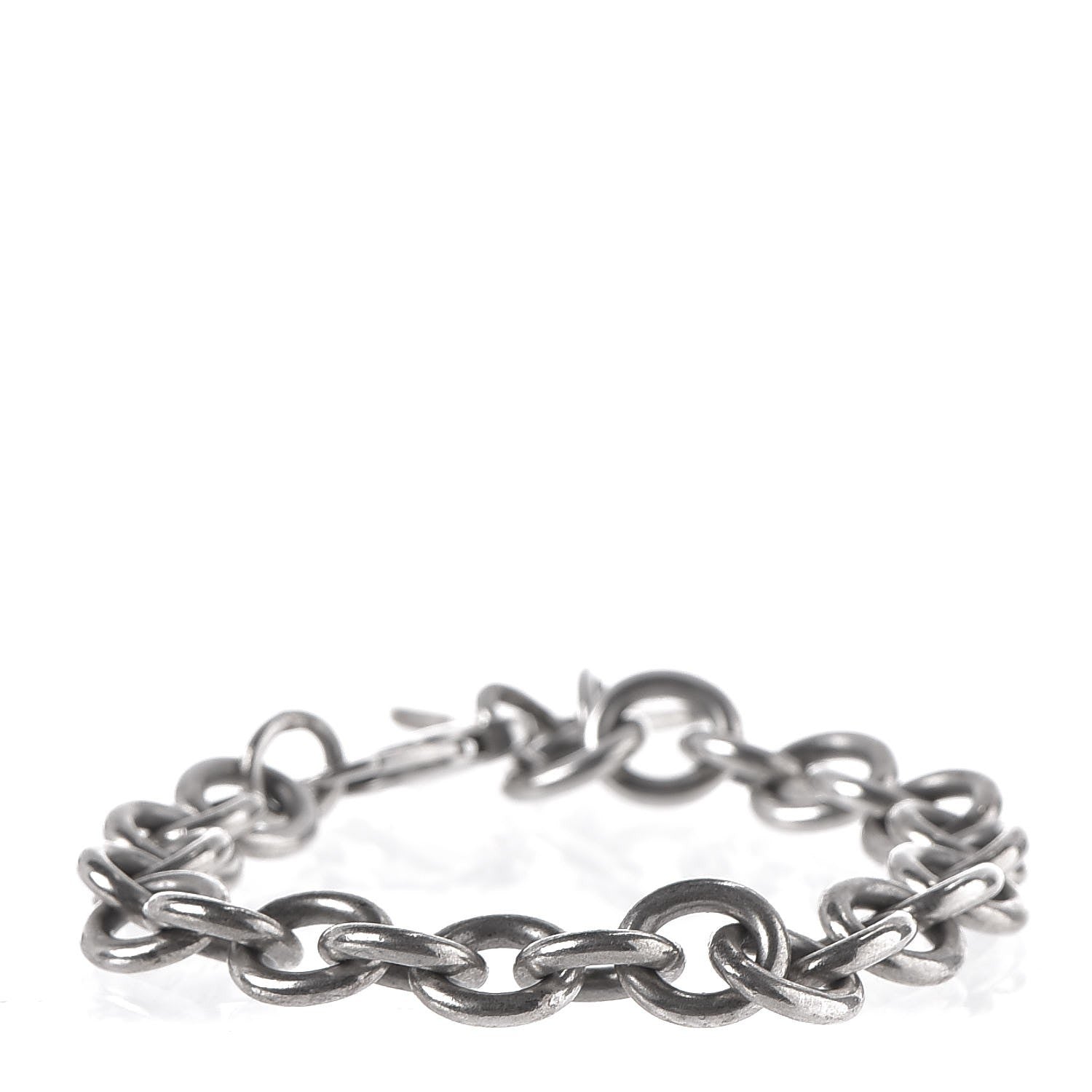 Tiffany Sterling Silver Round Tag Charm Bracelet 3 of 5