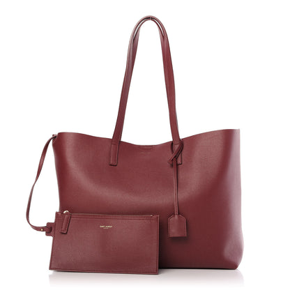 Saint Laurent Calfskin Large Shopping Tote Palissandre 1 of 9