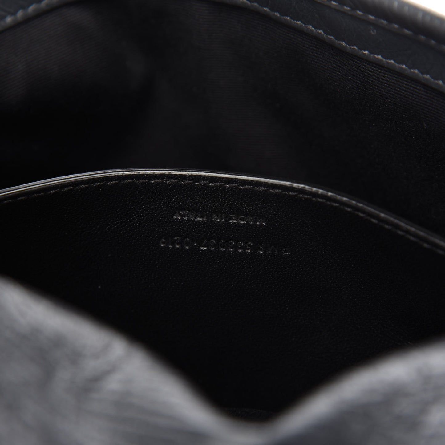 Crinkled Calfskin Matelasse Monogram Baby Niki Chain Satchel Storm