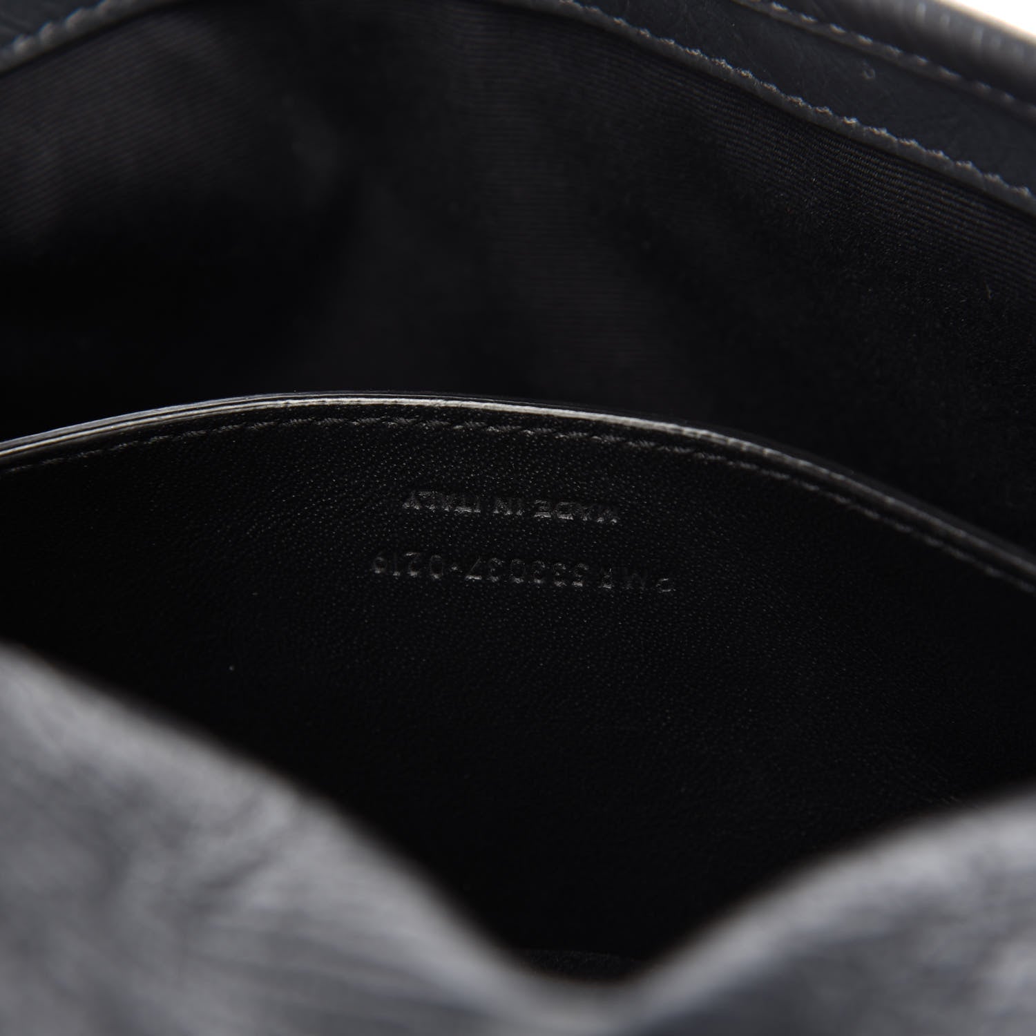 Saint Laurent Crinkled Calfskin Matelasse Monogram Baby Niki Chain Satchel Storm 7 of 12