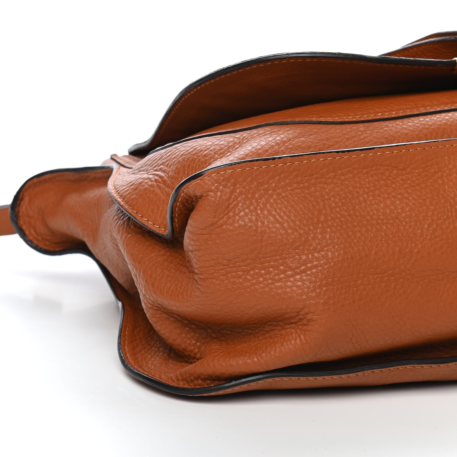 Chloe Calfskin Large Marcie Satchel Tan 5 of 9