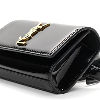 Saint Laurent Patent Monogram Kate Belt Bag Black 9 of 9