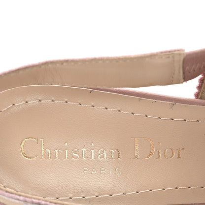 Christian Dior Cotton Ribbon Toile De Jouy J'Adior Slingback 65mm Pumps 36 Chateau Rose 8 of 10