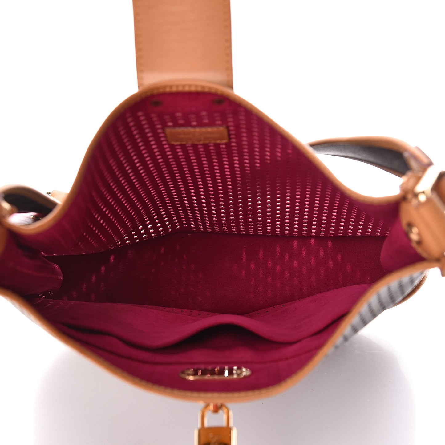 Monogram Perforated Musette Fuchsia