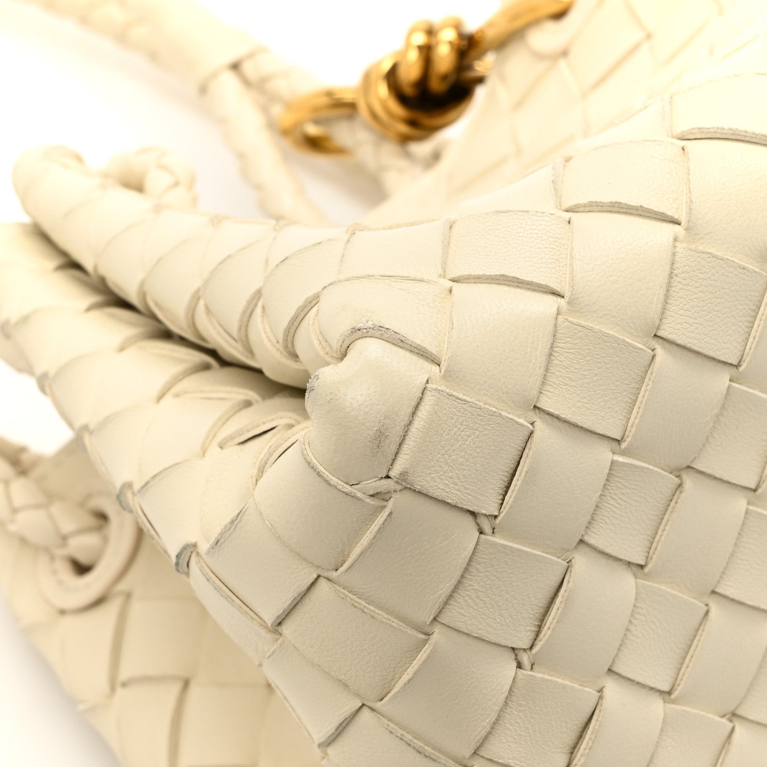 Bottega Veneta Nappa Intrecciato Small Parachute Shoulder Bag Sea Salt 12 of 14