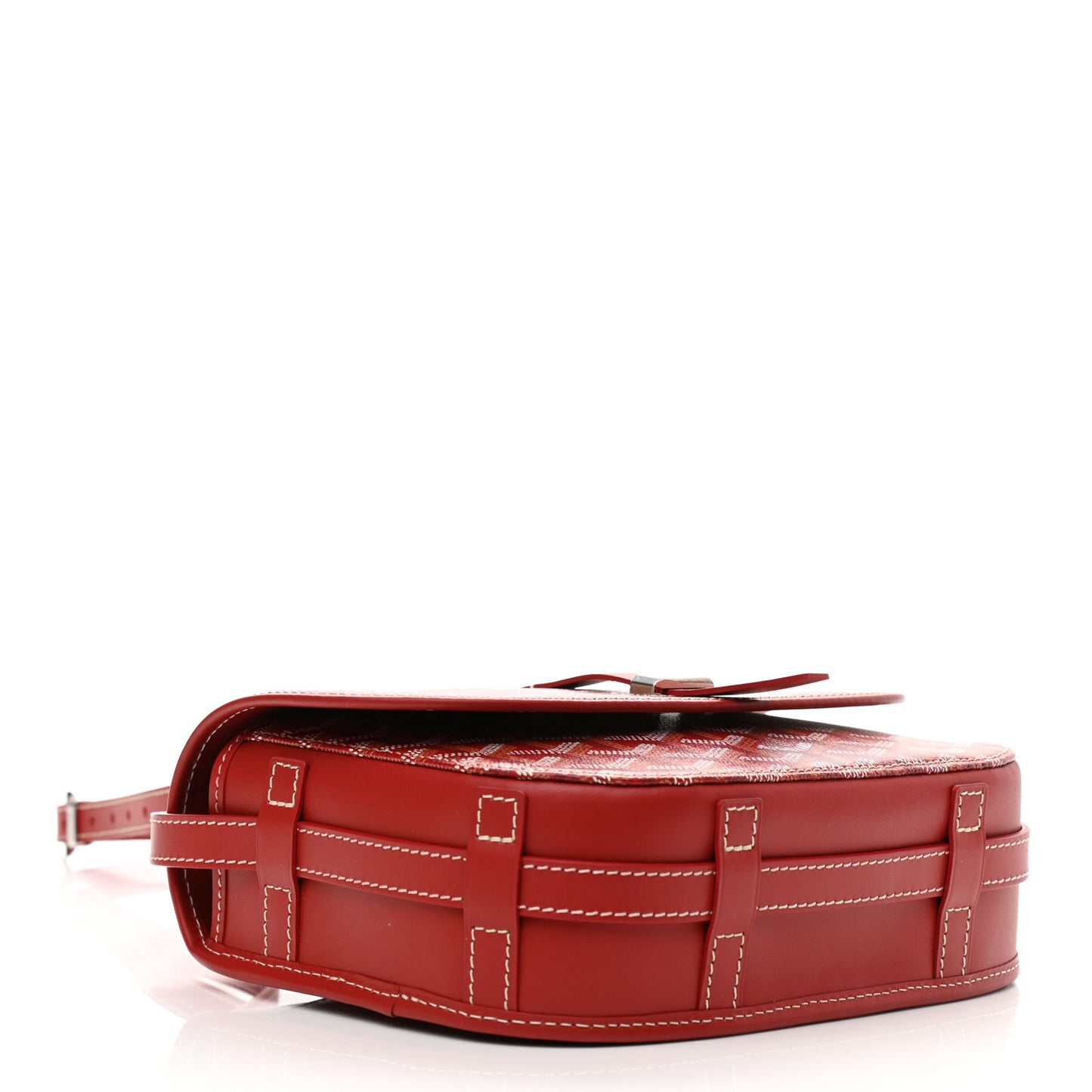 Goyardine Belvedere II PM Messenger Bag Red
