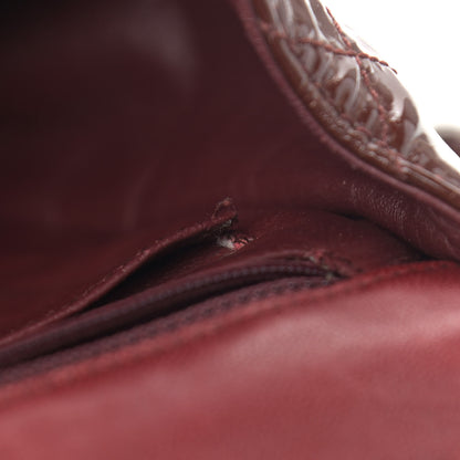Chanel Patent Jumbo Single Flap Bordeaux 10 of 12