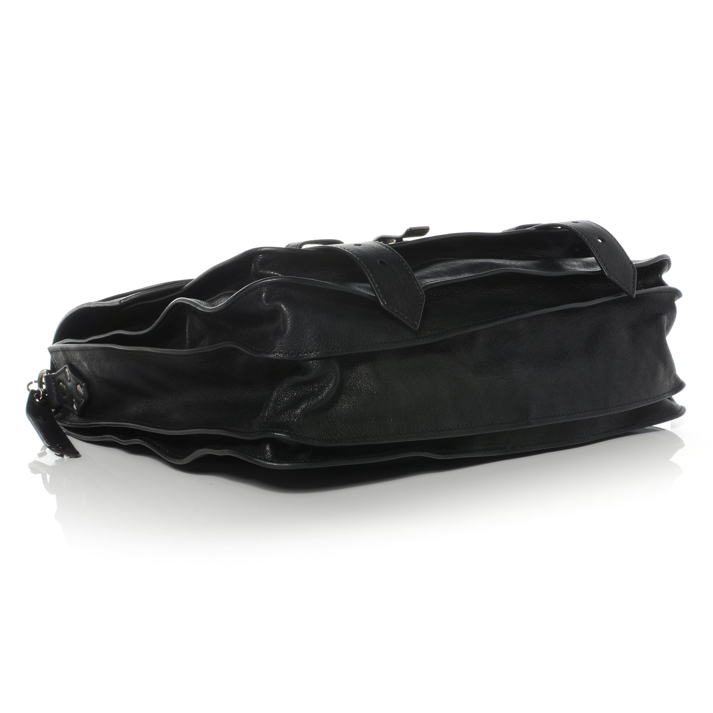 Lambskin PS1 Large Satchel Black