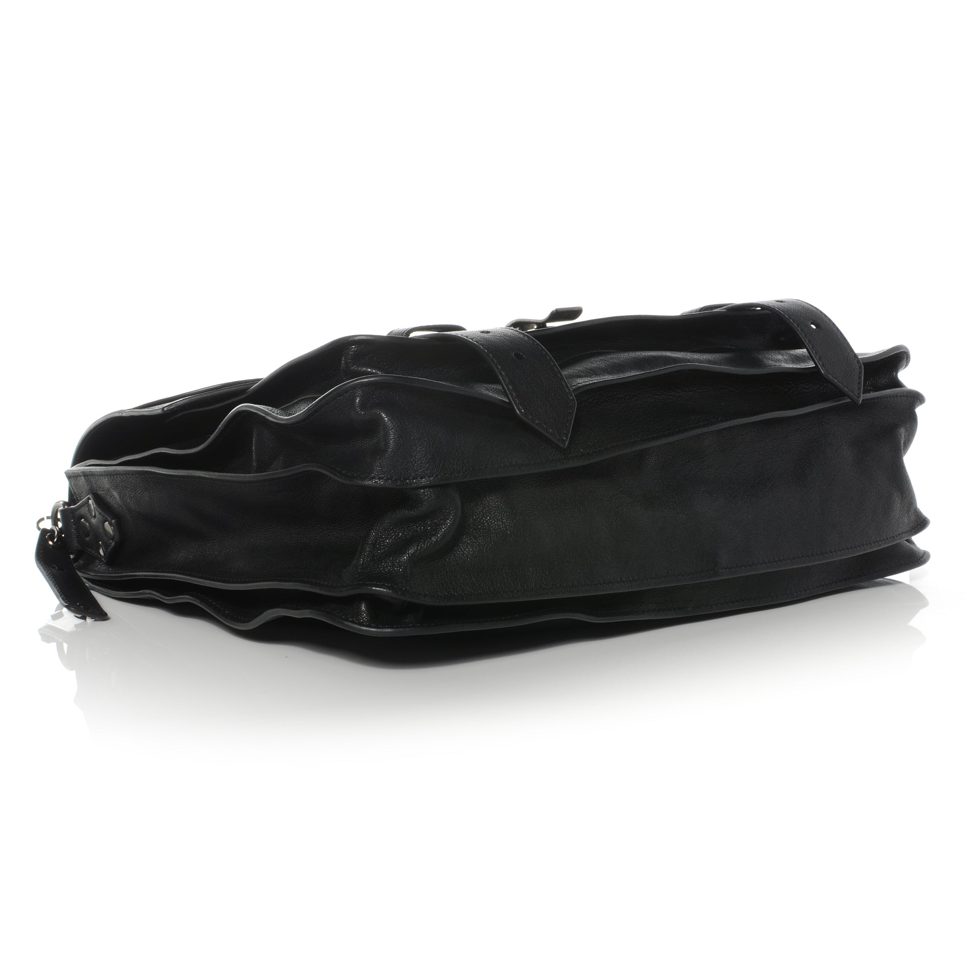 Proenza Schouler Lambskin PS1 Large Satchel Black 4 of 7