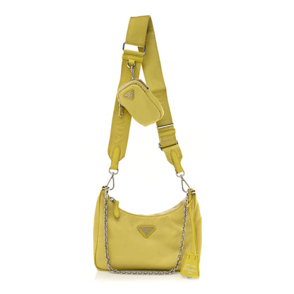 Prada Nylon Saffiano Re-Edition 2005 Shoulder Bag Ananas 1 of 19