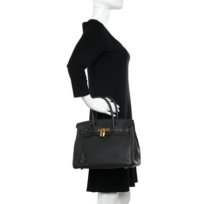 Hermes Togo Birkin 30 Black 2 of 11