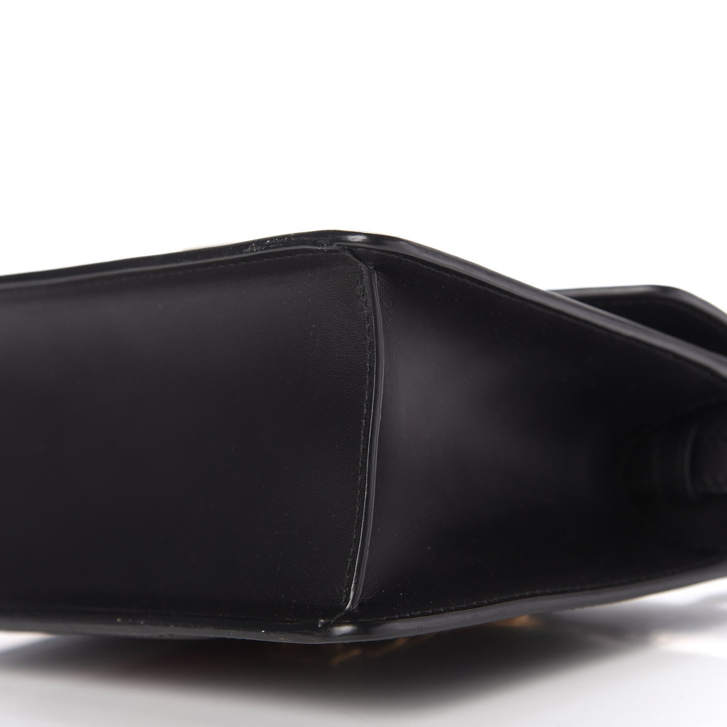 Gucci Calfskin Mini Sylvie Top Handle Bag Black 7 of 10