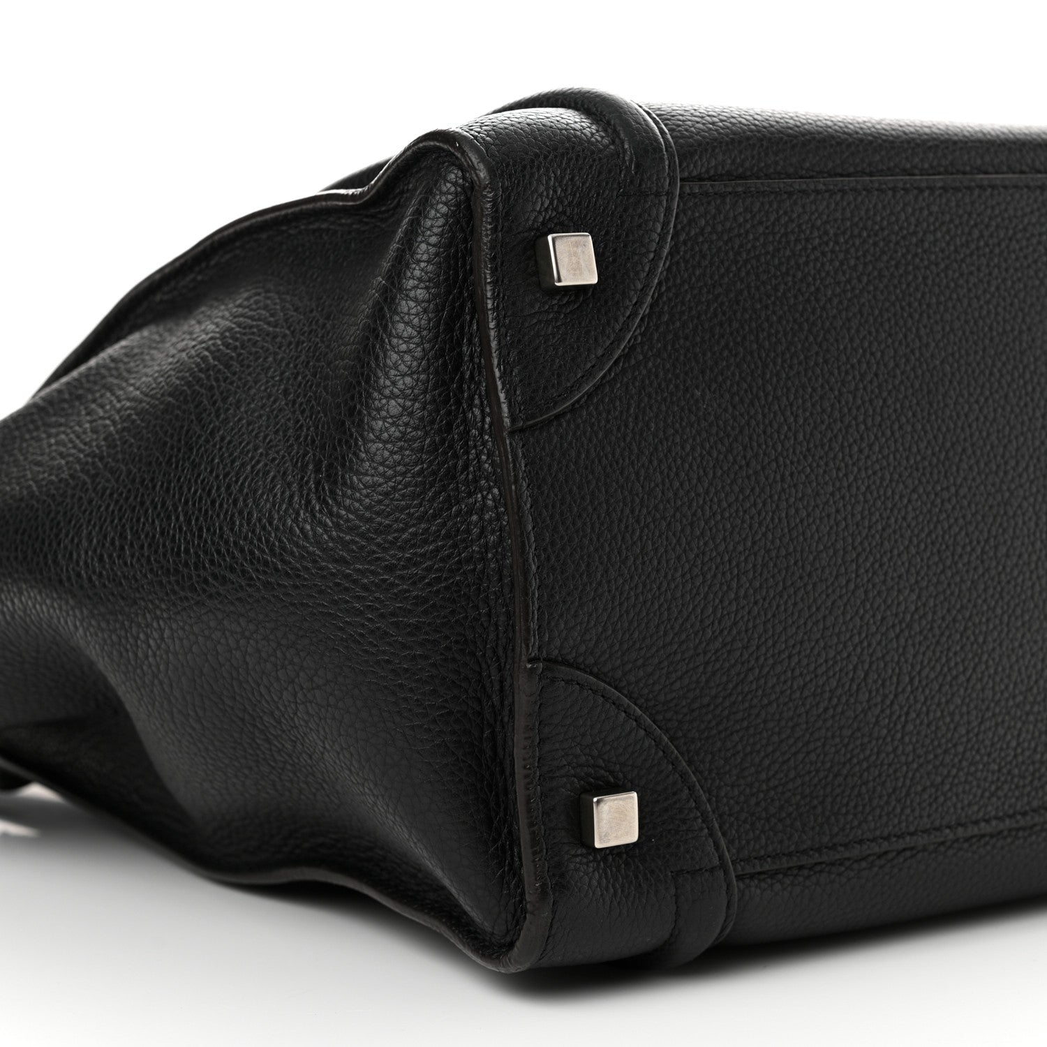 Celine Drummed Calfskin Mini Luggage Black 9 of 19