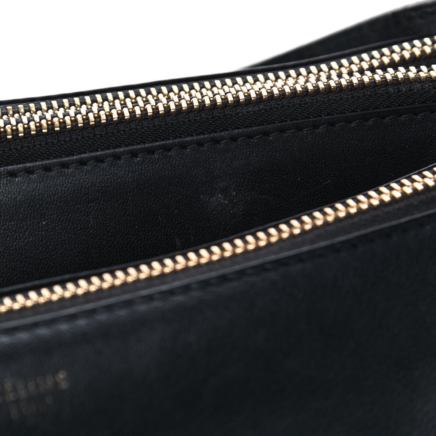 Celine Lambskin Large Trio Crossbody Bag Black 6 of 7